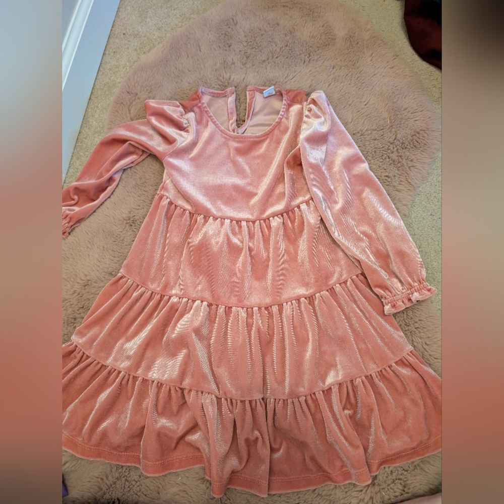 Old Navy Pink Velvet Dress